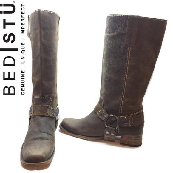 Bed Stu Shoes - BED|STÜ Bottle Opener Harness Boots Natural Tan 8